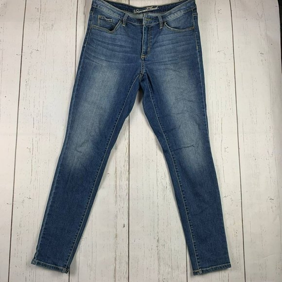 Universal Thread 29 Regular Fit Faded Mid Rise‎ Blue Jeans Pants Denim Mens - Picture 1 of 12